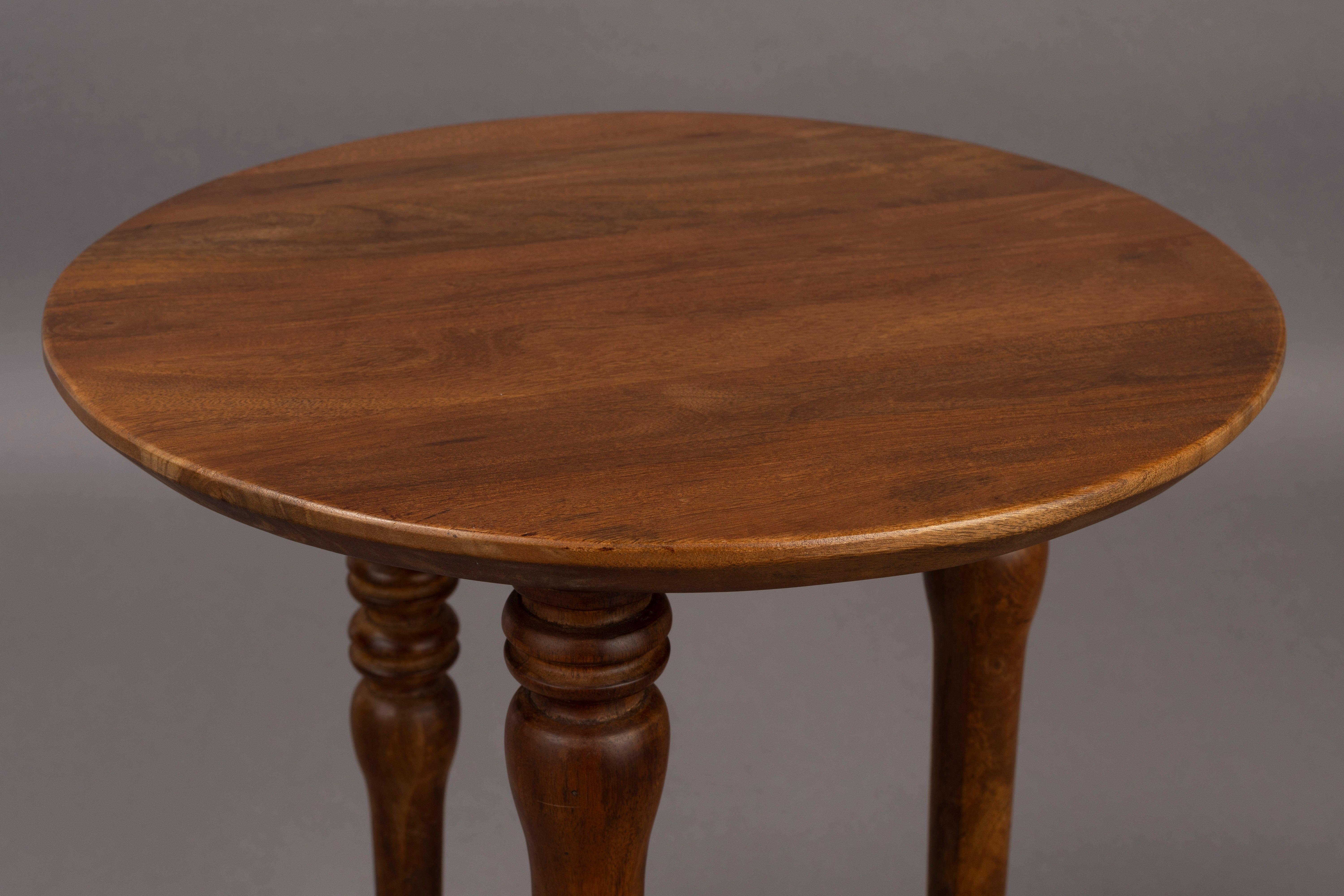 Dutchbone Cove Walnut Brown Mango Wood Side Table